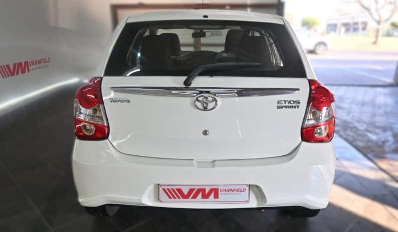 TOYOTA ETIOS 1.5 XS SPRINT 5DR full