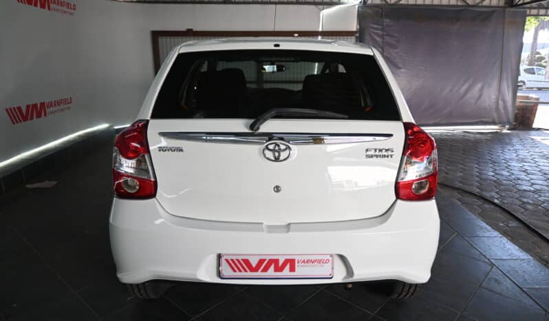 TOYOTA ETIOS 1.5 XS SPRINT full